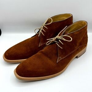 Oliver Sweeney Brown Suede Caldana Desert Chukka Boots £295 MSRP – Size 10.5
